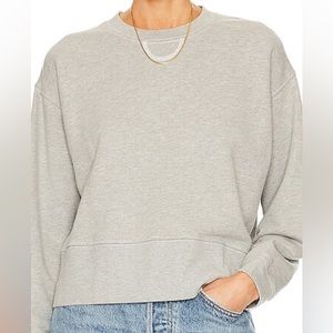 The Great. League Sweatshirt Lofty Heather Gray NWT